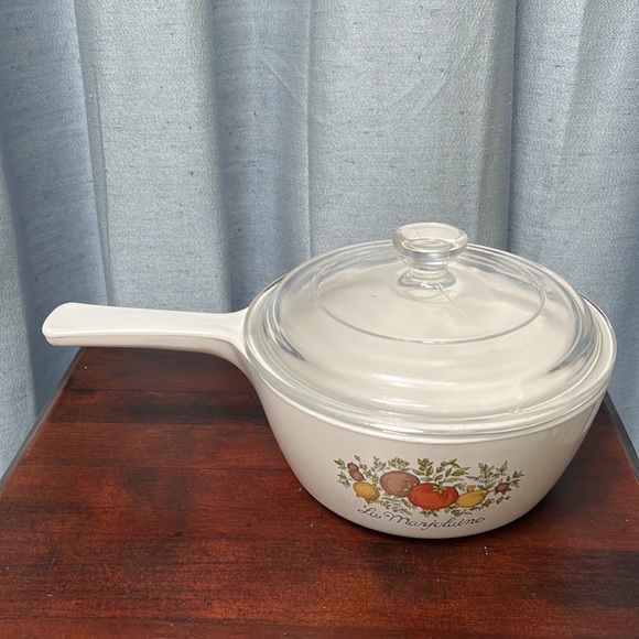 Vintage  Corning Ware P-82-B Spice of Life La Marjolaine Saucepan 1 1/2 pt & kid - Picture 5 of 16